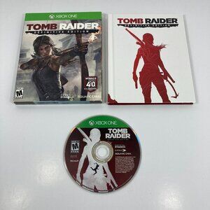 Tomb Raider: Definitive Edition (Microsoft Xbox One, 2013) w/ Exclusive Artbook
